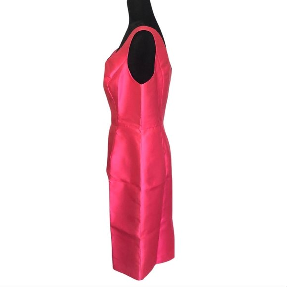 LUNA Pink Sheer Sheath Dress - Picture 3 of 11